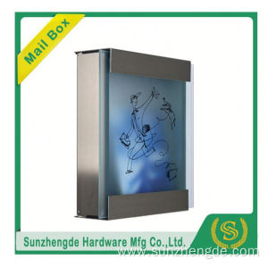 SMB-071SS Hot selling letterbox with newspaper holder with low price